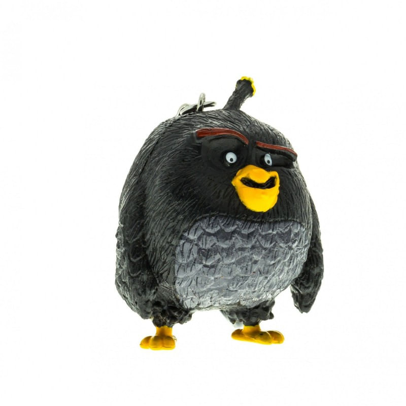 Figurina plastic cu agatatoare, Angry Birds, Bomb, 7-8,5cm