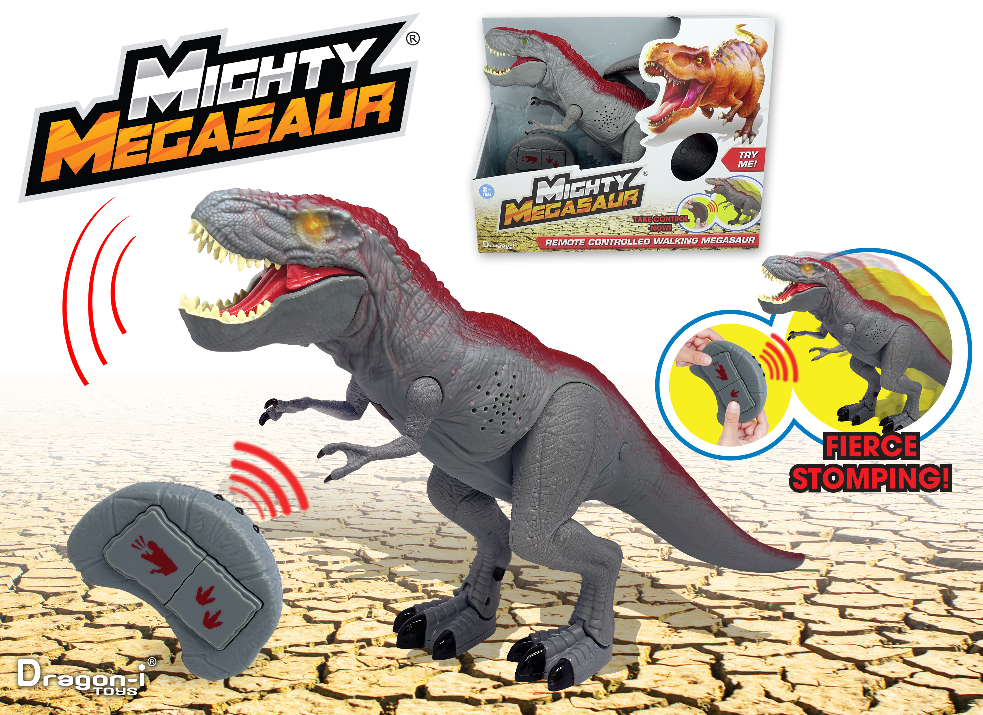 Mighty Megasaur - Dinozaur T-Rex cu telecomanda
