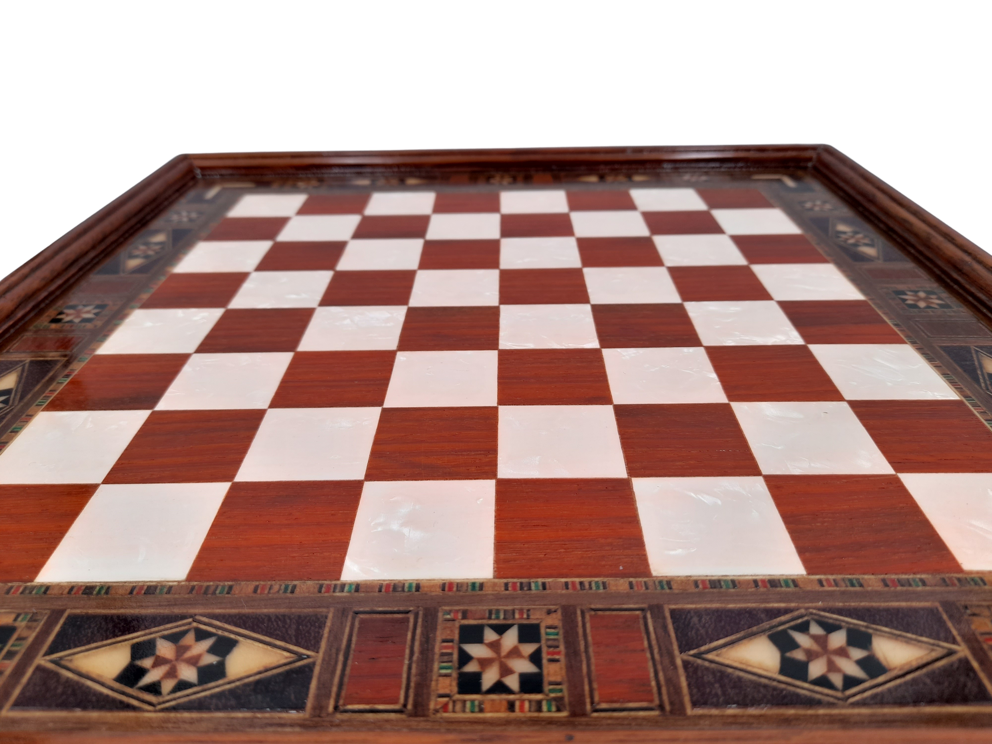 Joc sah IdeallStore®, Chess Master, 30x30 cm, lemn, maro, geanta transport - 3 | YEO