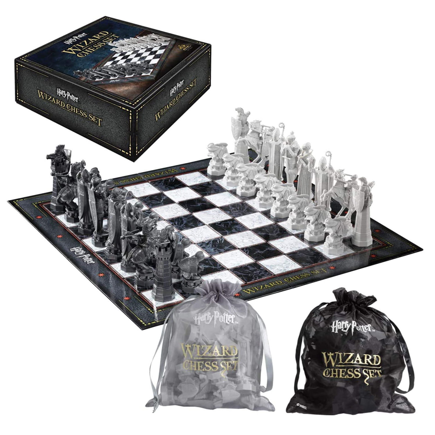 Joc sah Harry Potter, Wizard Chess, 47x47 cm, rasina, multicolor - 1 | YEO