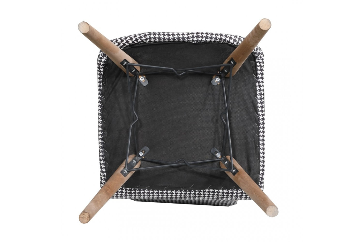 Scaune set 4 confort crem, picioare lemn, tapitat, stofa, ArteLemn, 52 x 55 x 96 cm