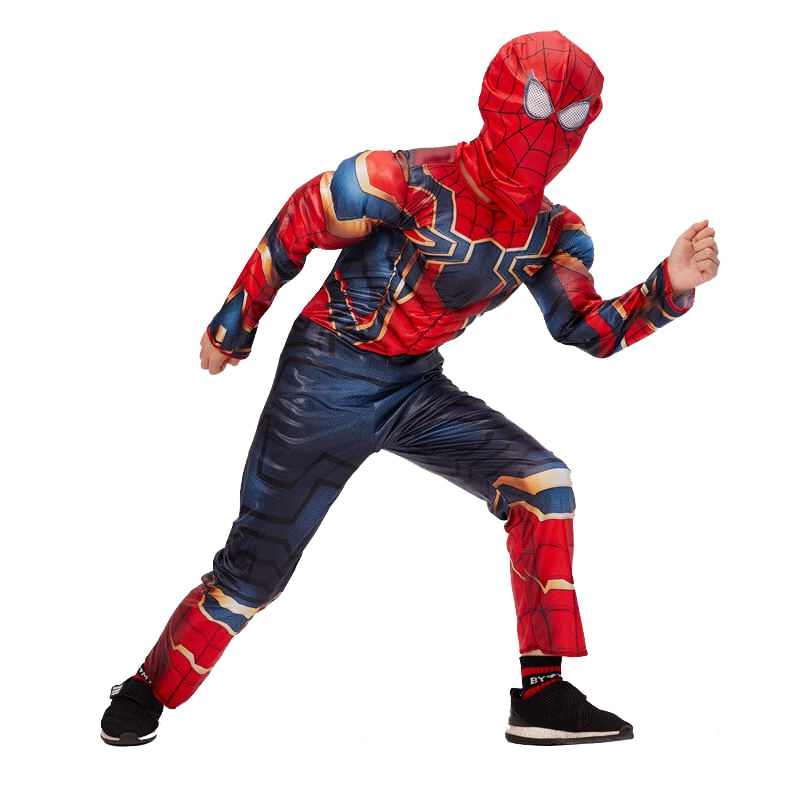 Set costum Iron Spiderman IdeallStore®, New Attitude, 8 ani, rosu - 4 | YEO