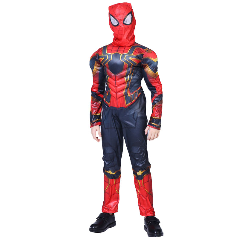 Set costum Iron Spiderman IdeallStore®, New Attitude, 9 ani, rosu