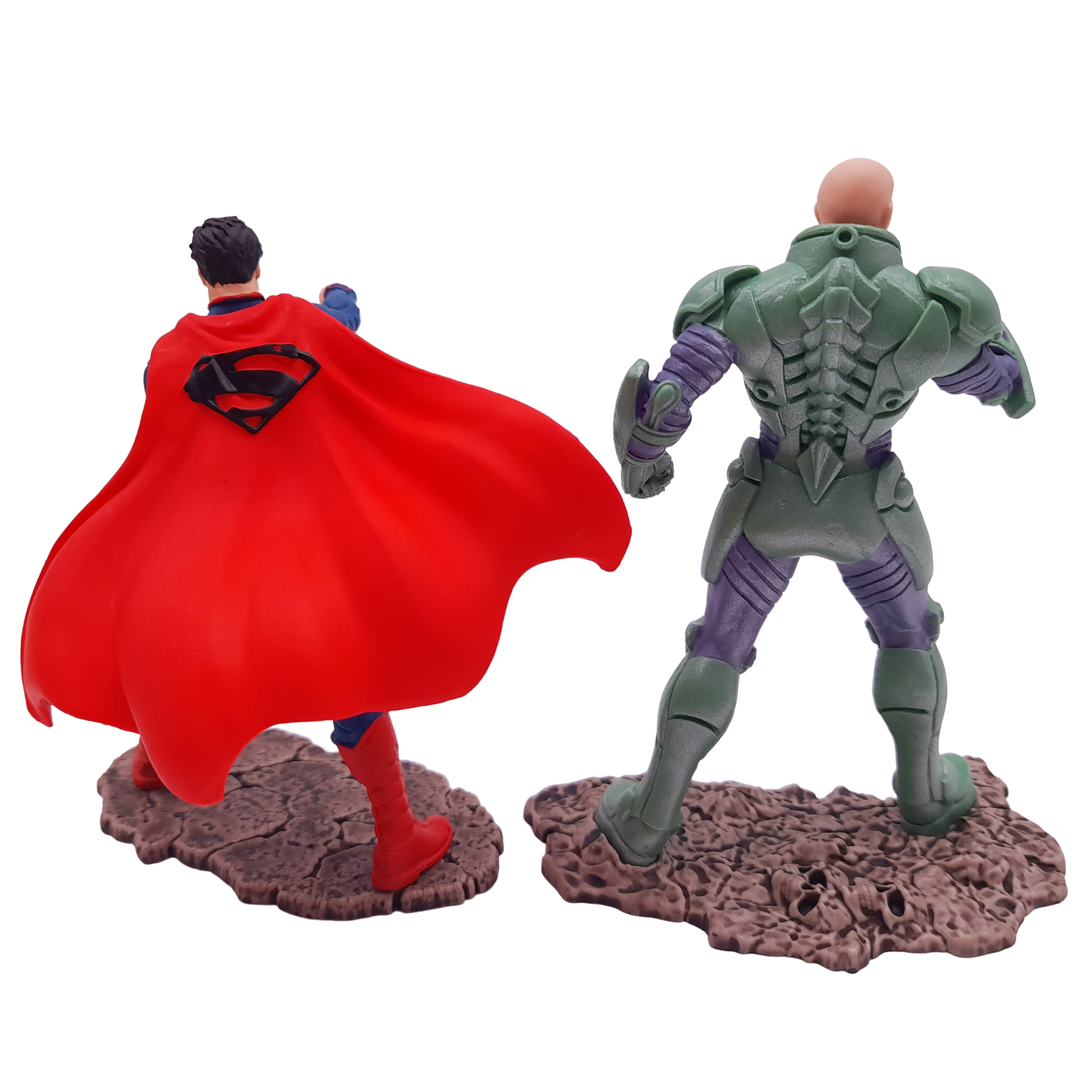 Set figurine IdeallStore®, Superman vs Lex Luthor, plastic, editie de colectie, 11 cm - 2 | YEO