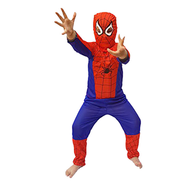 Set costum Spiderman M, 110-120 cm si lansator cu ventuze - 2 | YEO