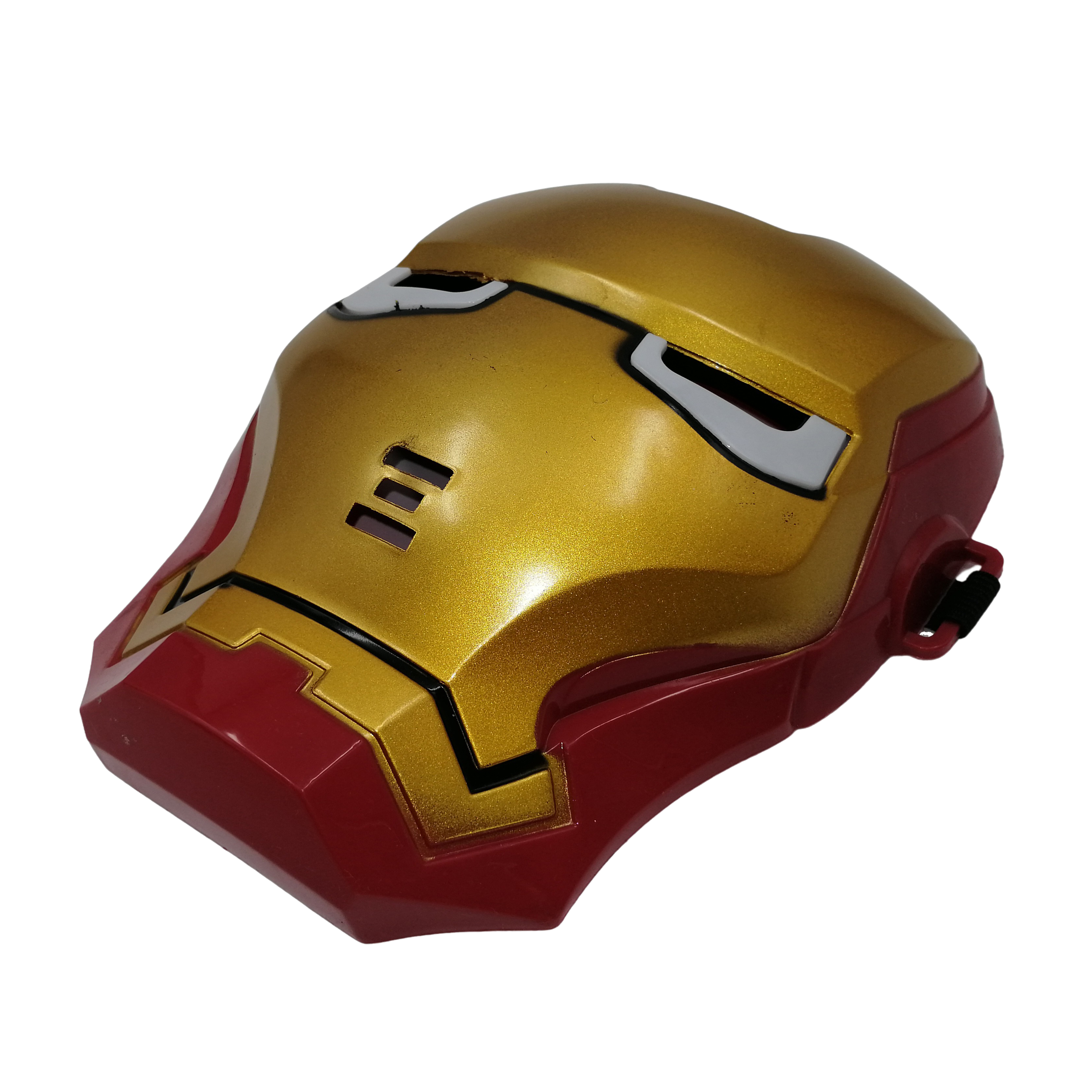 Costum Iron Man pentru copii, marime L, 7-9 ani, 120-130 cm, rosu, masca inclusa - 2 | YEO