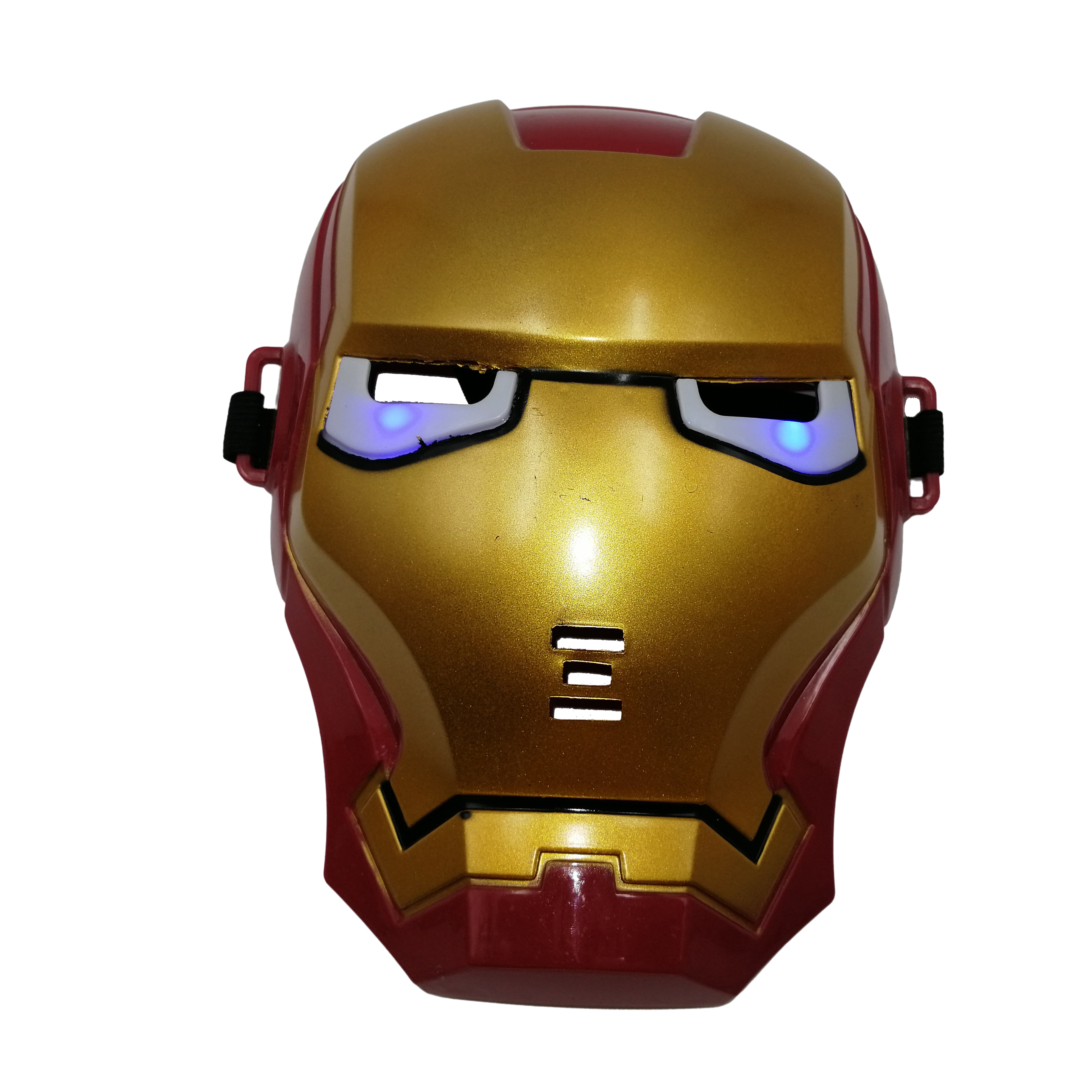 Costum Iron Man pentru copii, marime L, 7-9 ani, 120-130 cm, rosu, masca inclusa - 4 | YEO