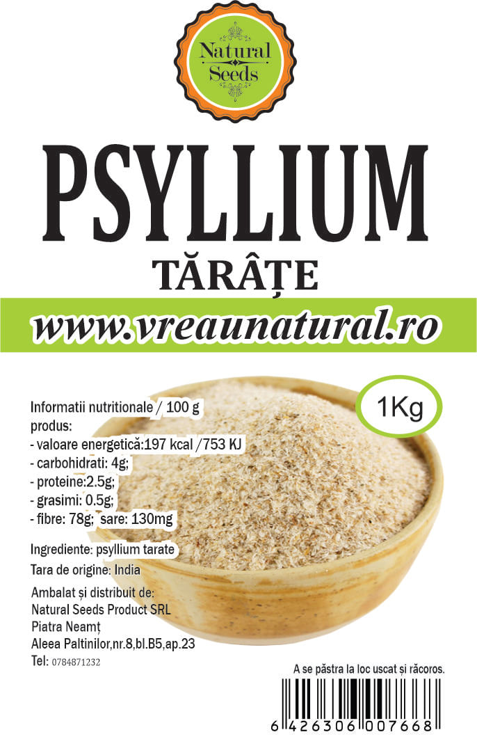 Tarate de psyllium, 1 kg