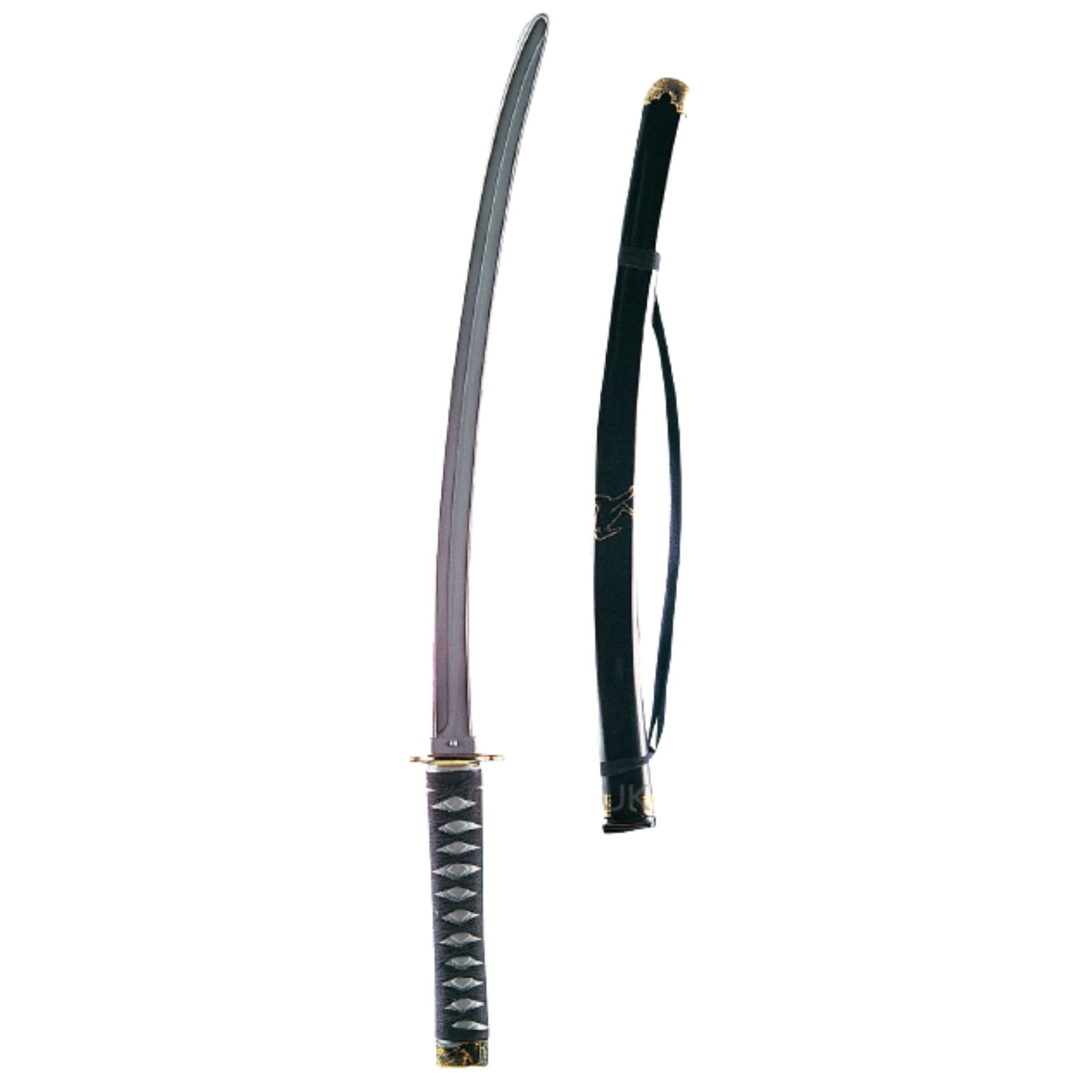 Sabie pentru copii Ninja, plastic, 76 cm, negru