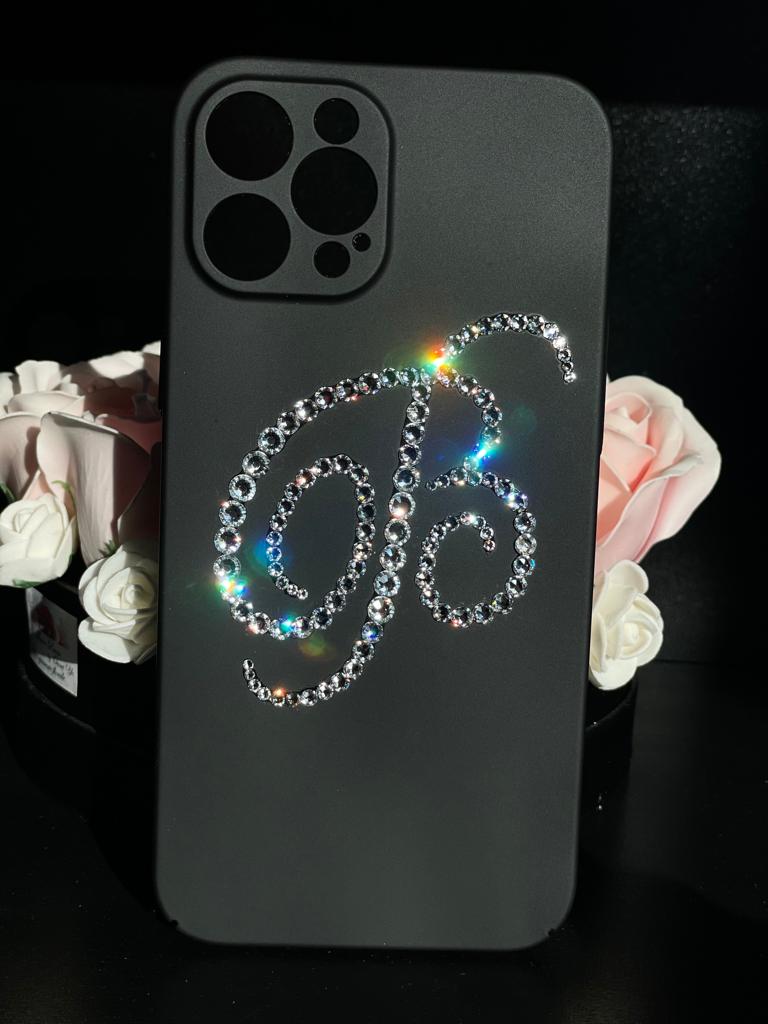 Husa cristale Swarovski personalizata , compatibila cu iphone 11 , negru - 2 | YEO