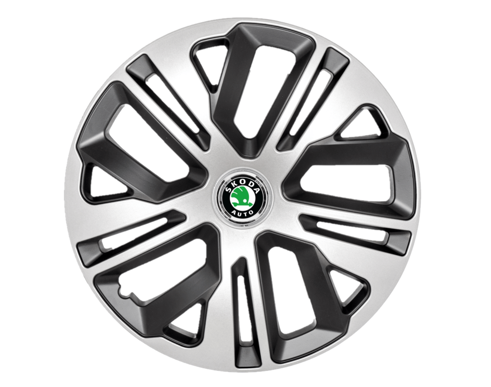 Set 4 capace roti Raven II R16, pentru gama auto Skoda