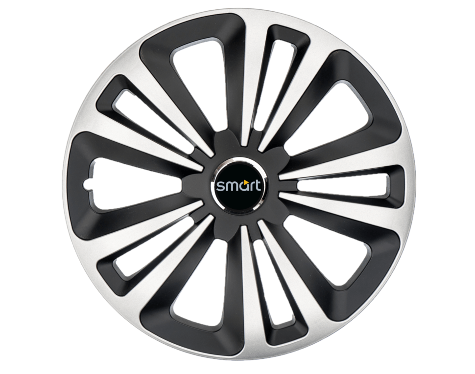 Set 4 capace roti Terra II Grafit R14 pentru gama auto Smart