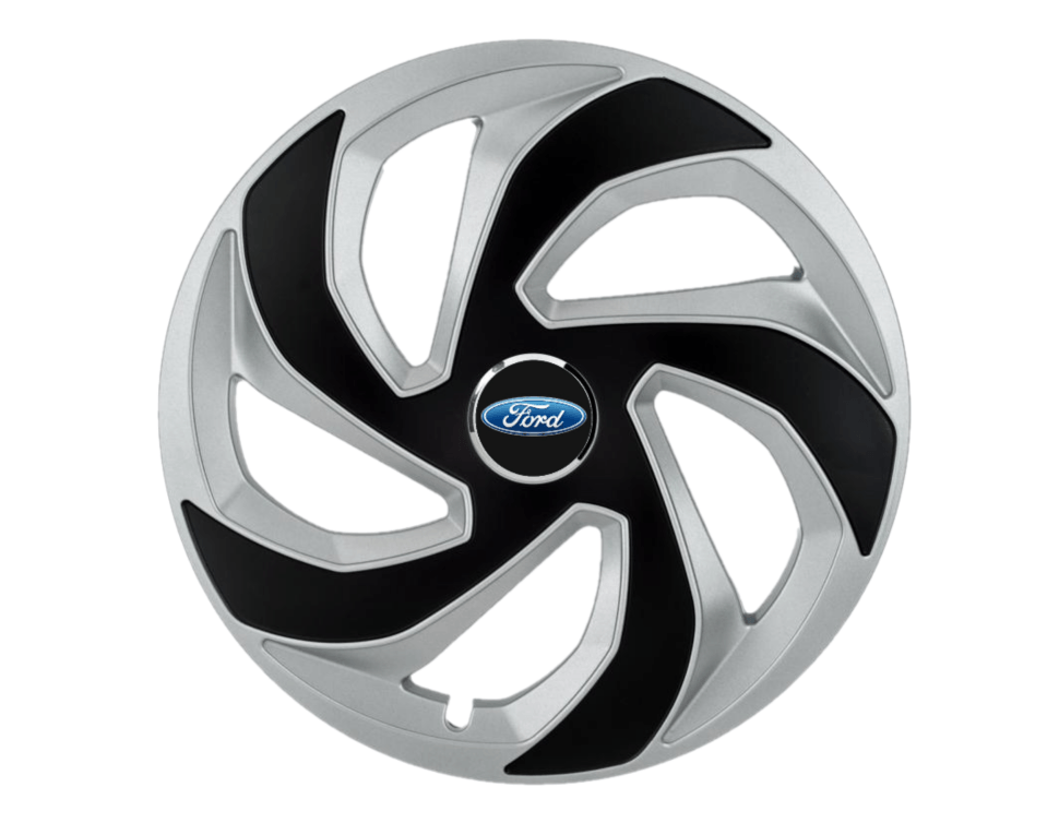 Set 4 capace roti REX dual crom R16 pentru gama auto Ford