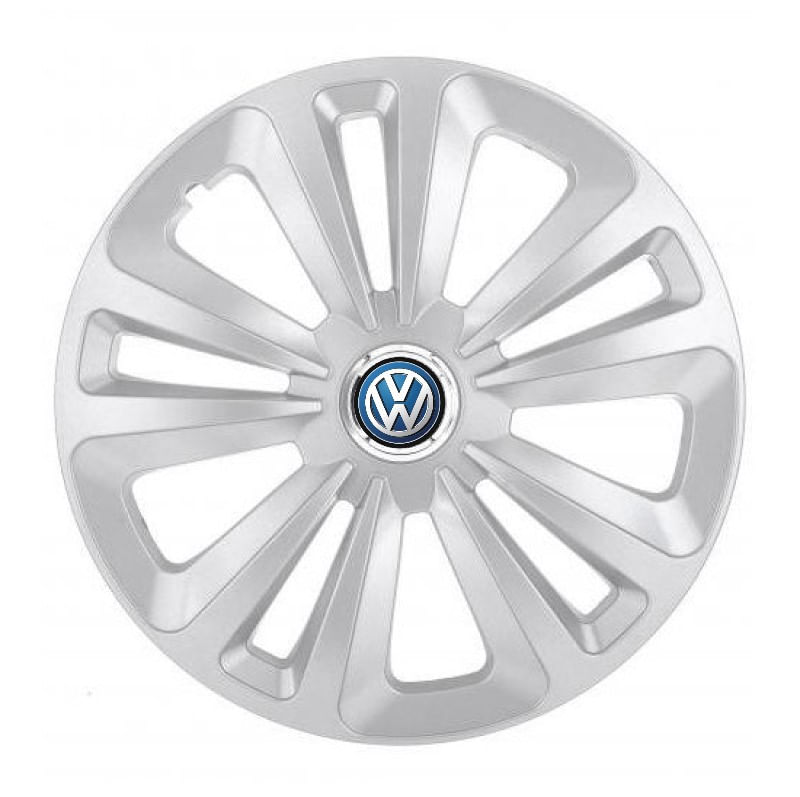 Set 4 capace roti Creative REY, potrivite jantelor de R15, pentru Volkswagen, model terra cromat