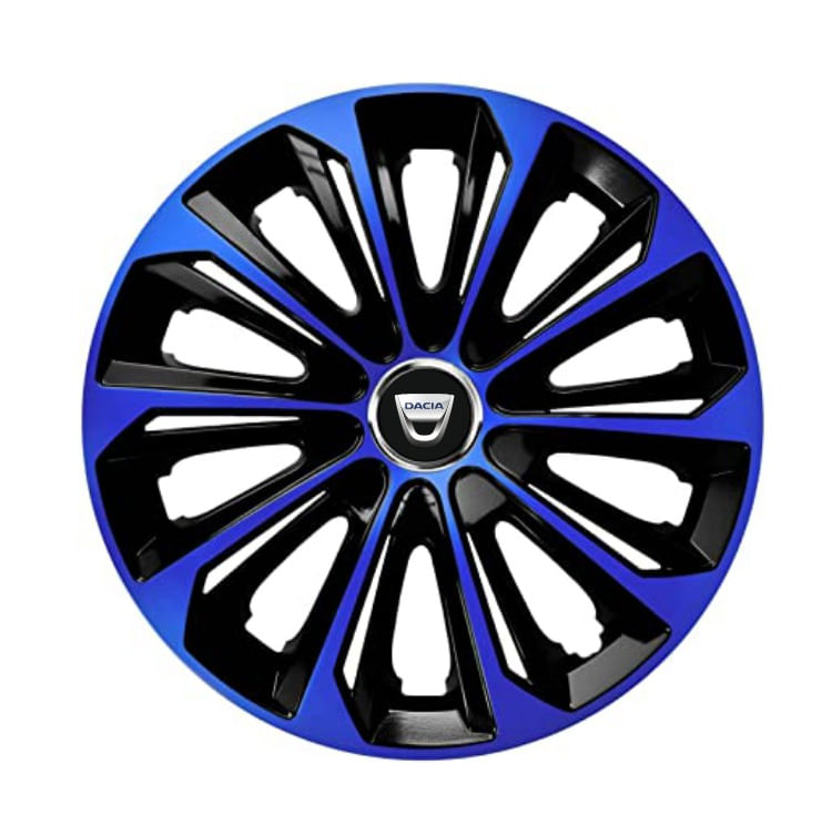 Set 4 capace roti Extra strong blue R15 pentru gama auto Dacia