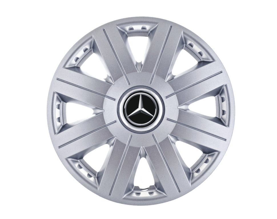 Set 4 capace roti Cosmos cromat R16 pentru gama auto Mercedes