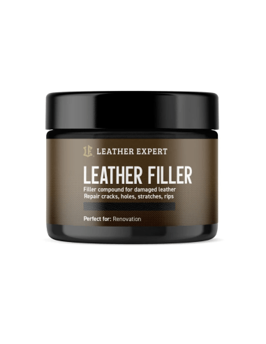 Chit repararea suprafetelor din piele negru LEATHER EXPERT Leather Filler Black 50ml