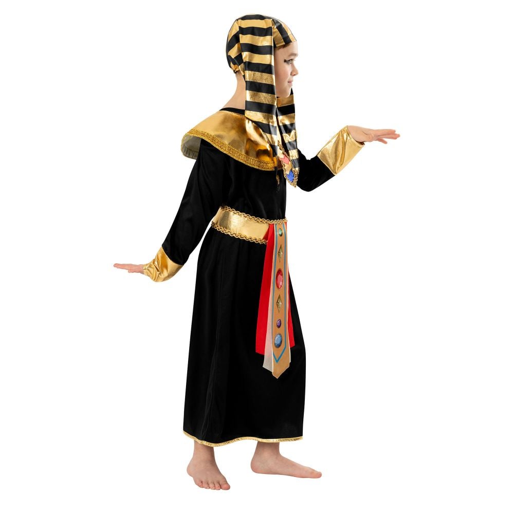 Costum faraon egiptean Ramses pentru baieti 3-4 ani 104 cm