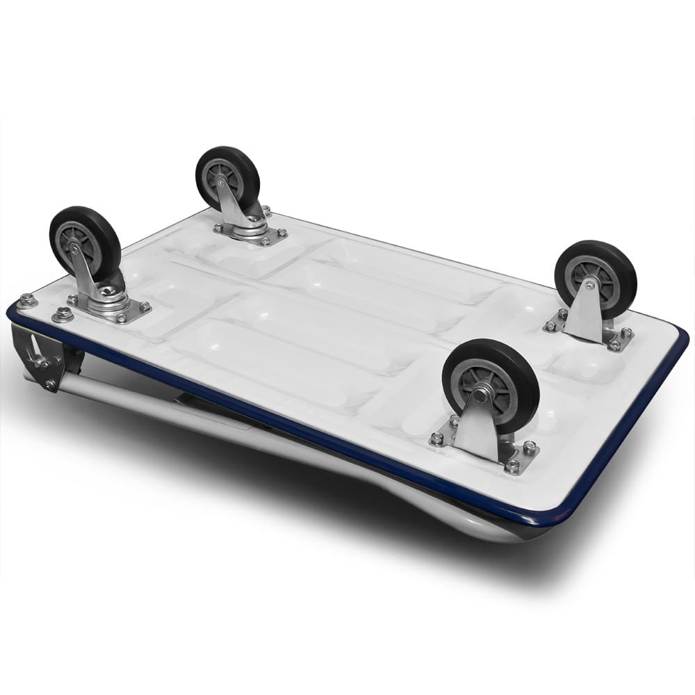 Carucior cu platforma Pliabil , 83 x 47.5 x 73 cm, argintiu-albastru, 150 kg — imaginea 4