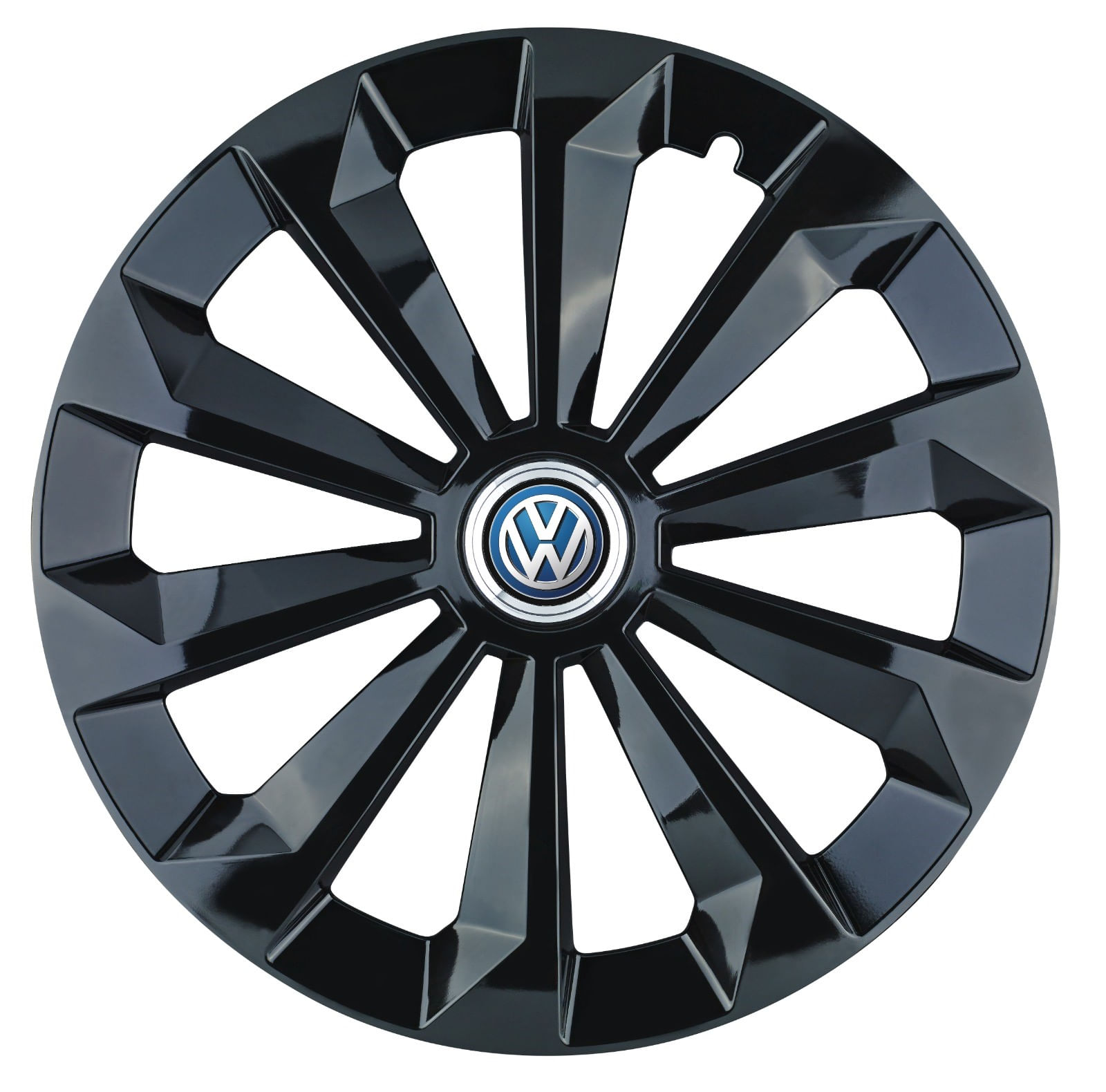 Set 4 capace roti Fame negru R15 pentru gama auto Volkswagen
