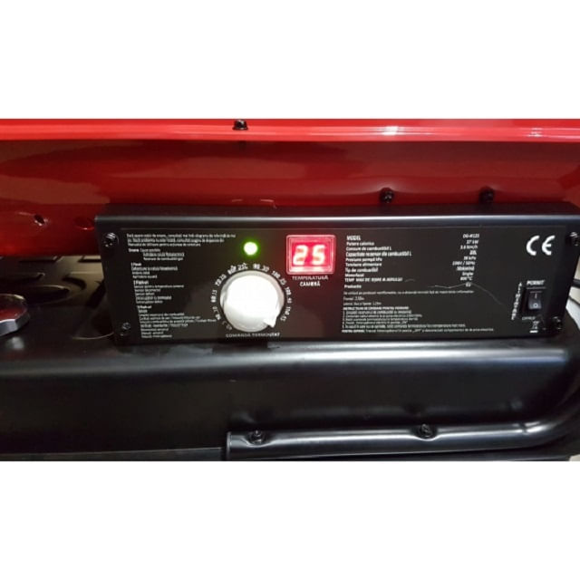 Tun de caldura cu ardere directa DG-K125 CALORE, 37kW, debit aer 1400mcb/h, motorina, 230V