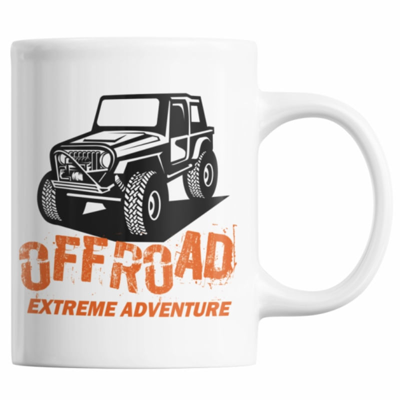 Cana cadou pentru pasionatii de masini de teren, Priti Global, OFFROAD, Extreme Adventure, 300 ml