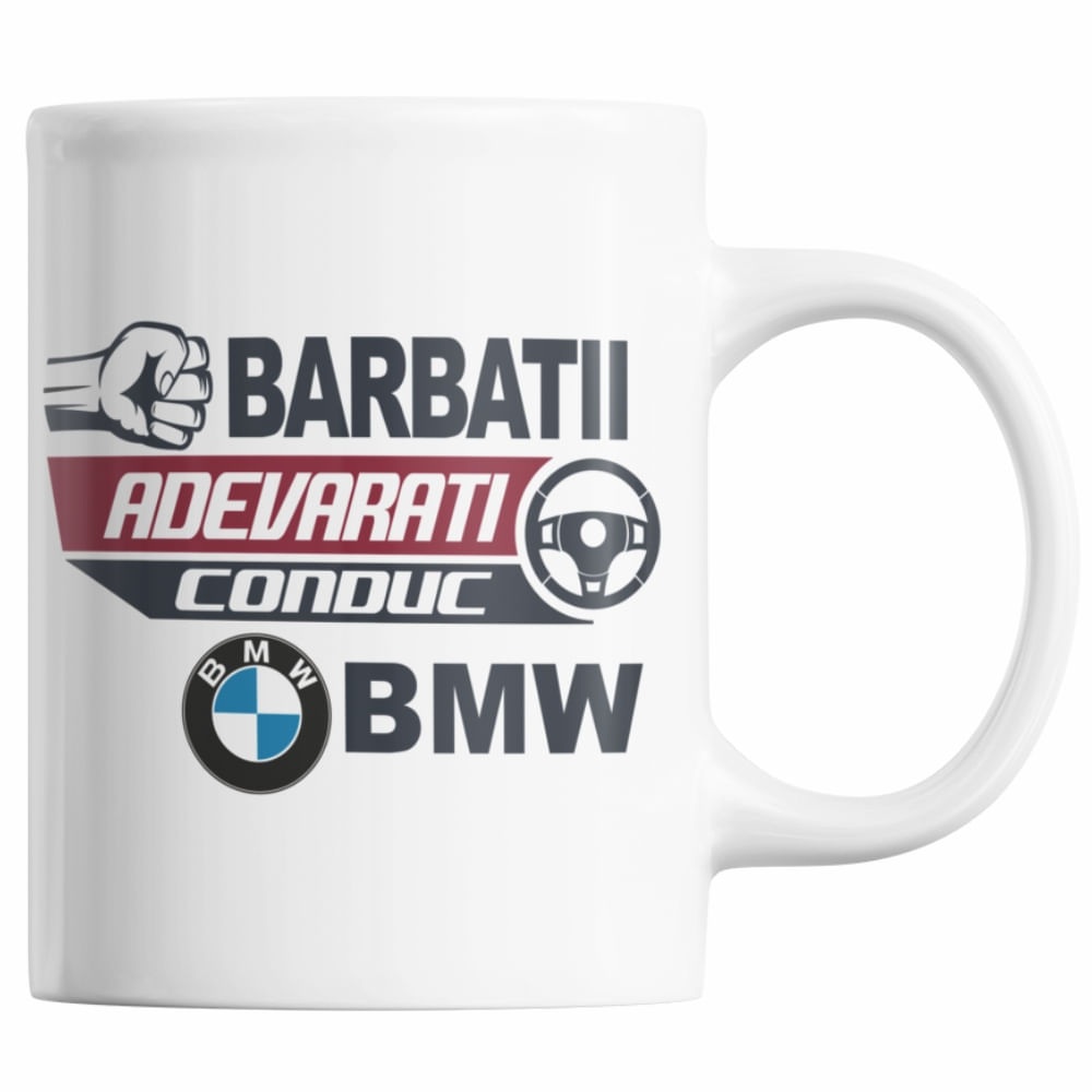 Cana cadou Barbatii adevarati conduc BMW, Priti Global, 300ml
