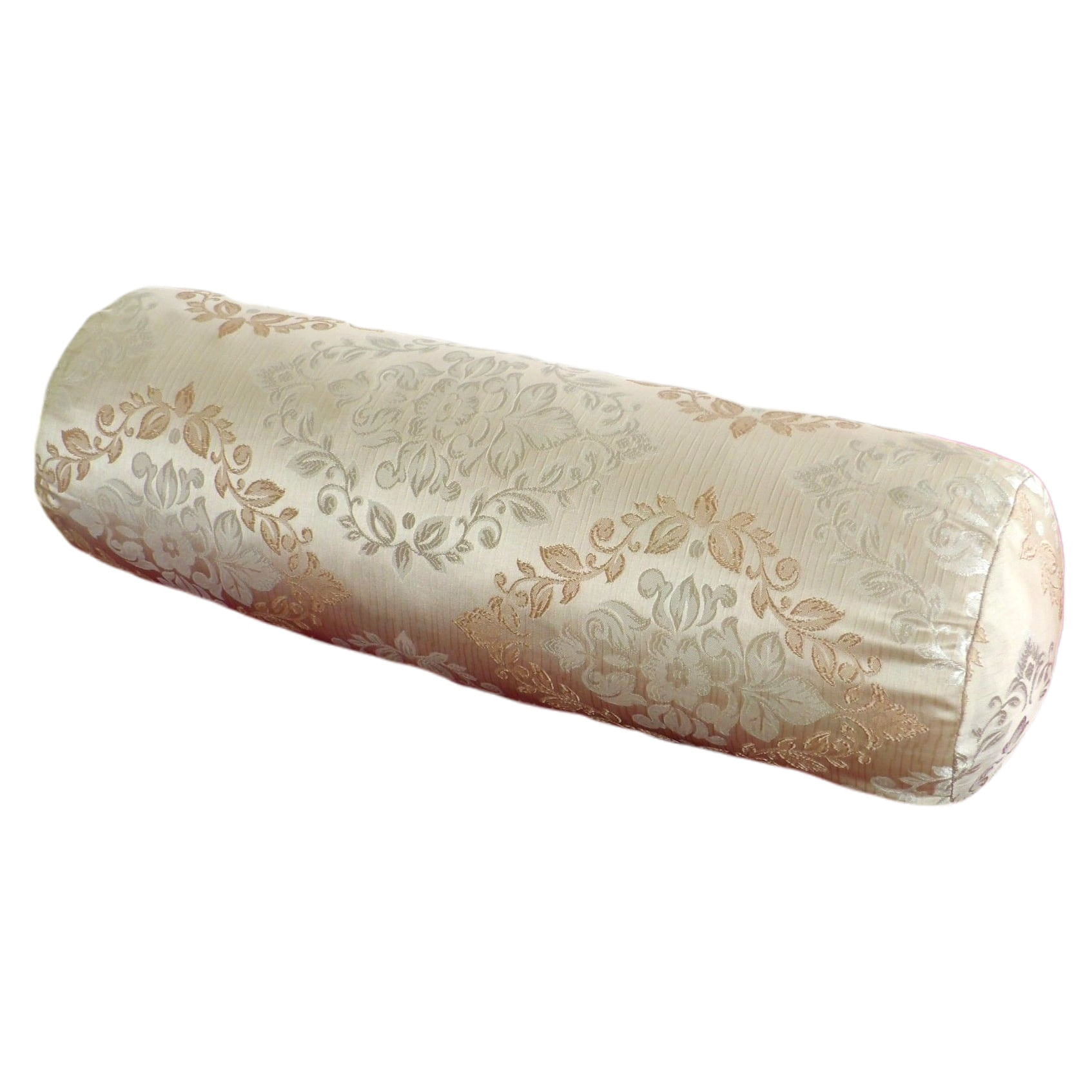 Perna cilindrica culoare ivory inchidere cu fermoar 65 cm x 22 cm.