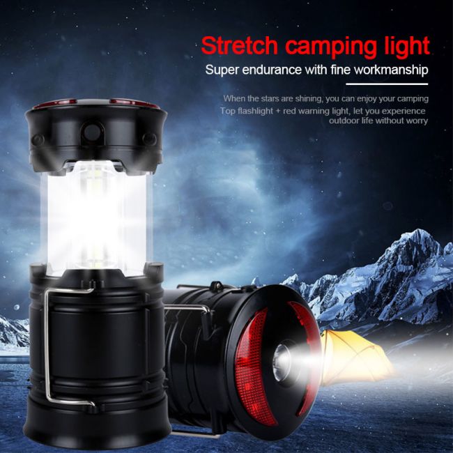 Lampa Turistica LED, 3in1, extensibila, 4 moduri de lucru (cort, tabara, camping, rulota, calatorii, expeditii) — imaginea 7