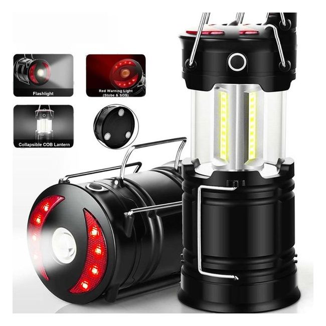 Lampa Turistica LED, 3in1, extensibila, 4 moduri de lucru (cort, tabara, camping, rulota, calatorii, expeditii) — imaginea 12