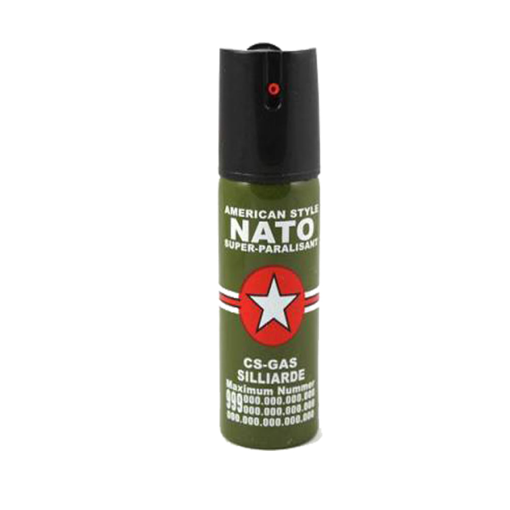 Spray NATO 60 ml, cadou rozeta, craniu, 1 cm, gri metalizat - 1 | YEO