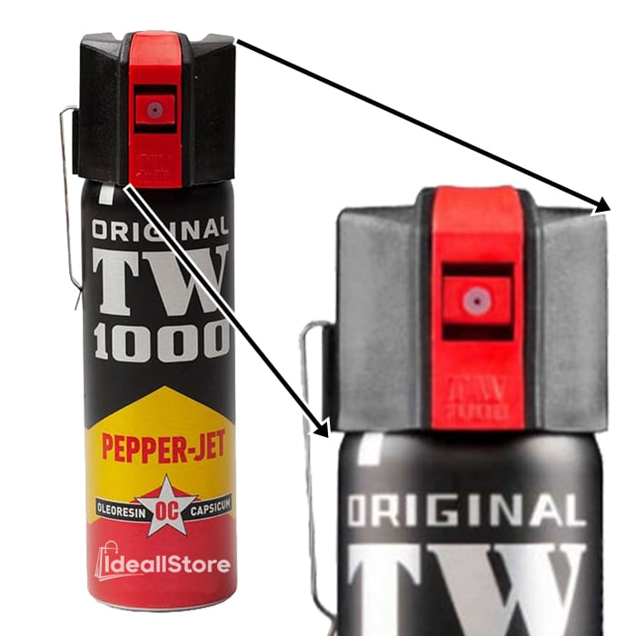 Spray cu piper IdeallStore®, TW-1000, jet, auto-aparare, 63 ml - 3 | YEO