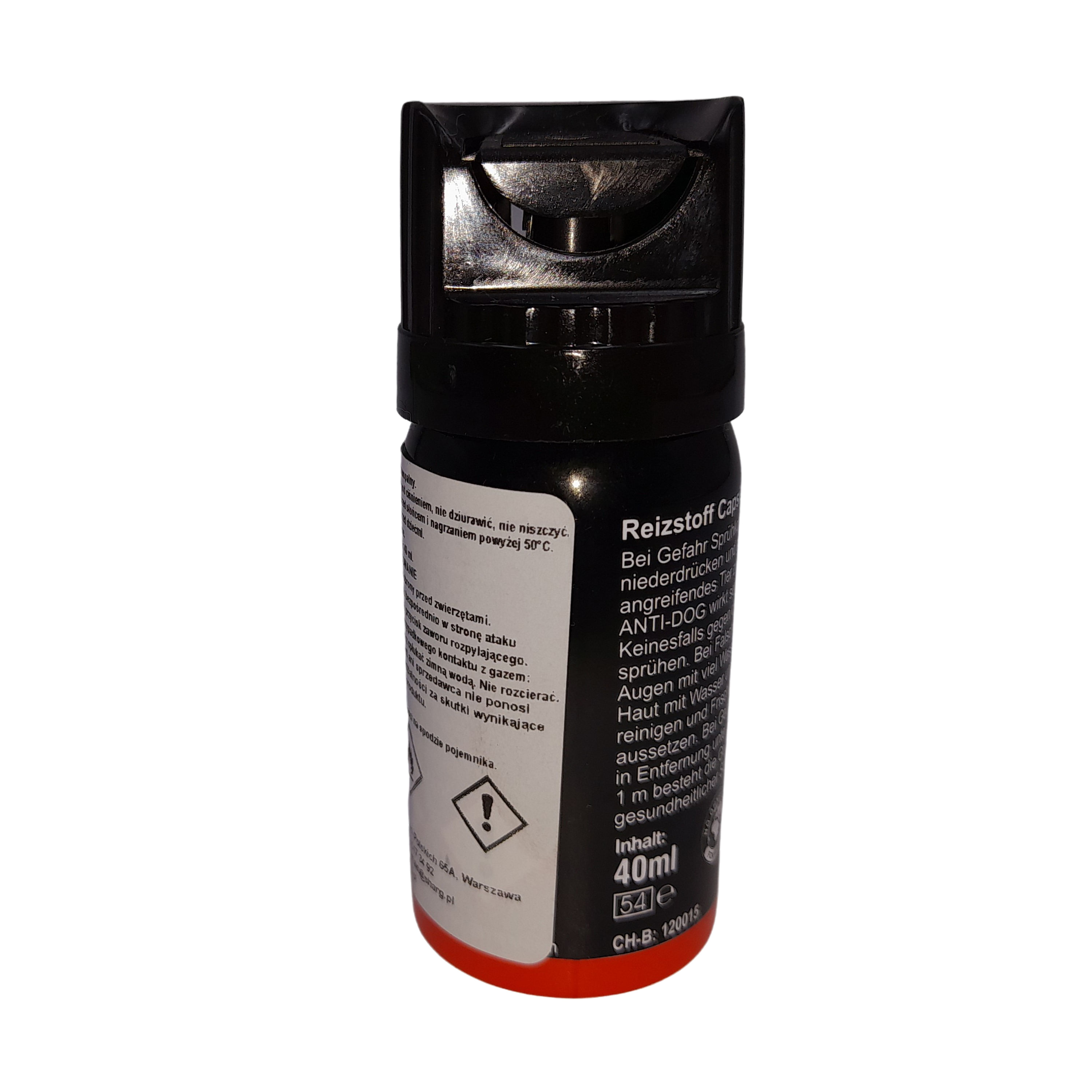 Spray cu piper IdeallStore®, Pro Defence, dispersant, auto-aparare, 40 ml, negru - 3 | YEO