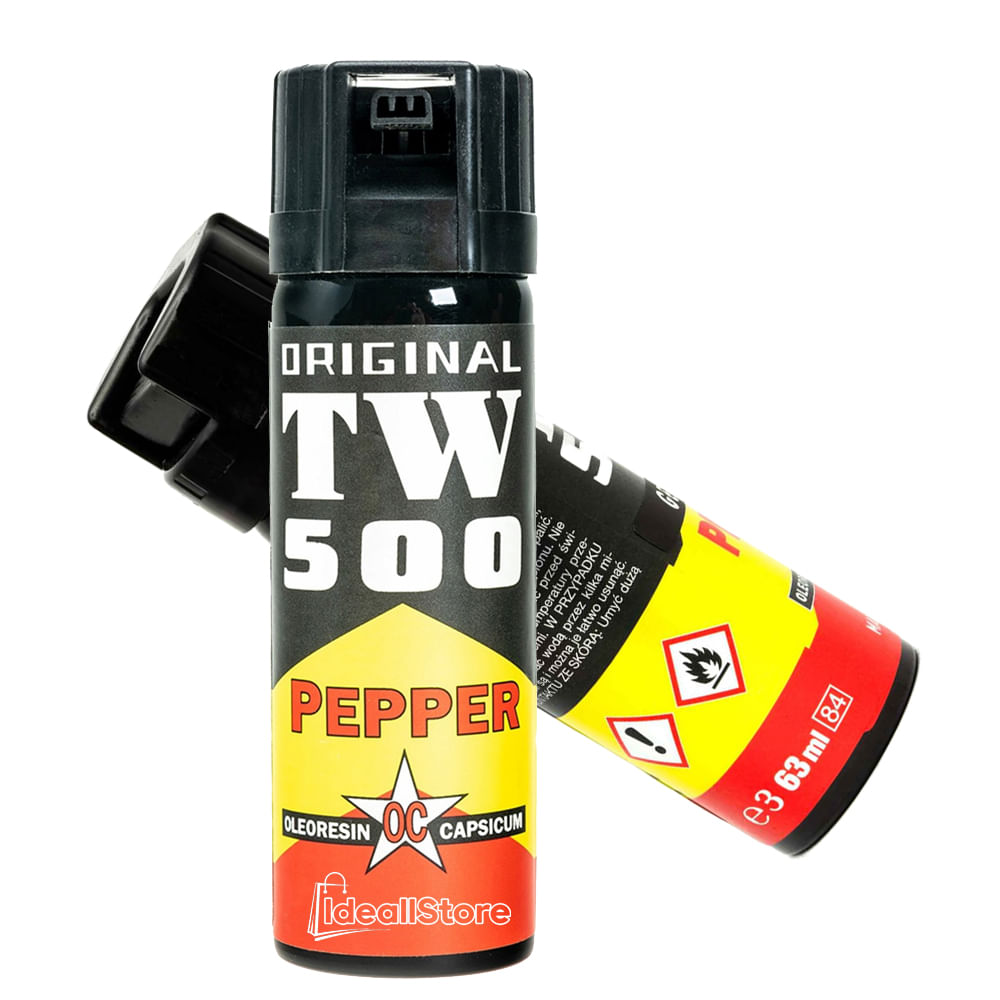Spray cu piper IdeallStore®, TW-500, dispersant, auto-aparare, 63 ml - 1 | YEO
