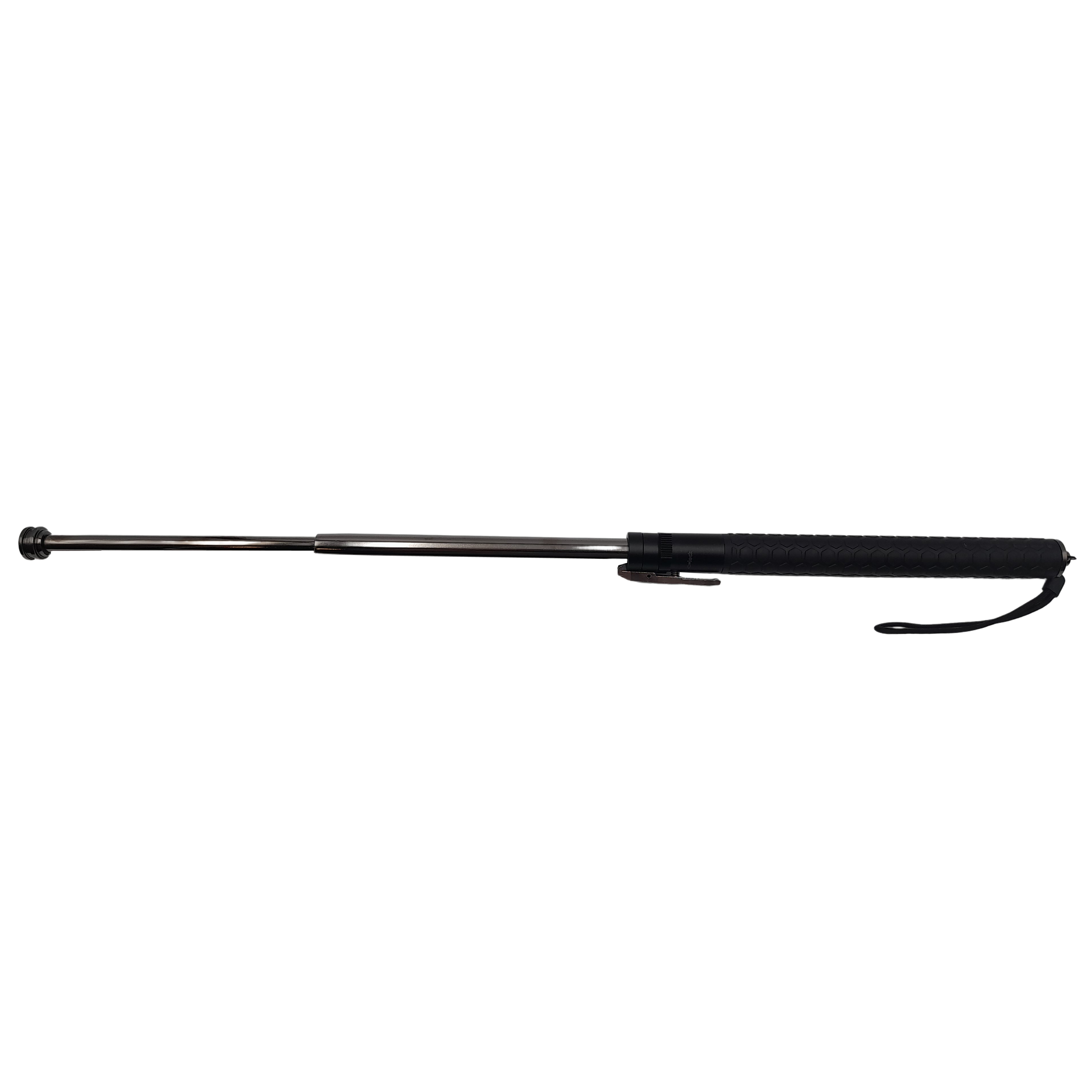 Baston telescopic automatic IdeallStore®, Defence Guardian, 65 cm, siguranta integrata, negru - 2 | YEO