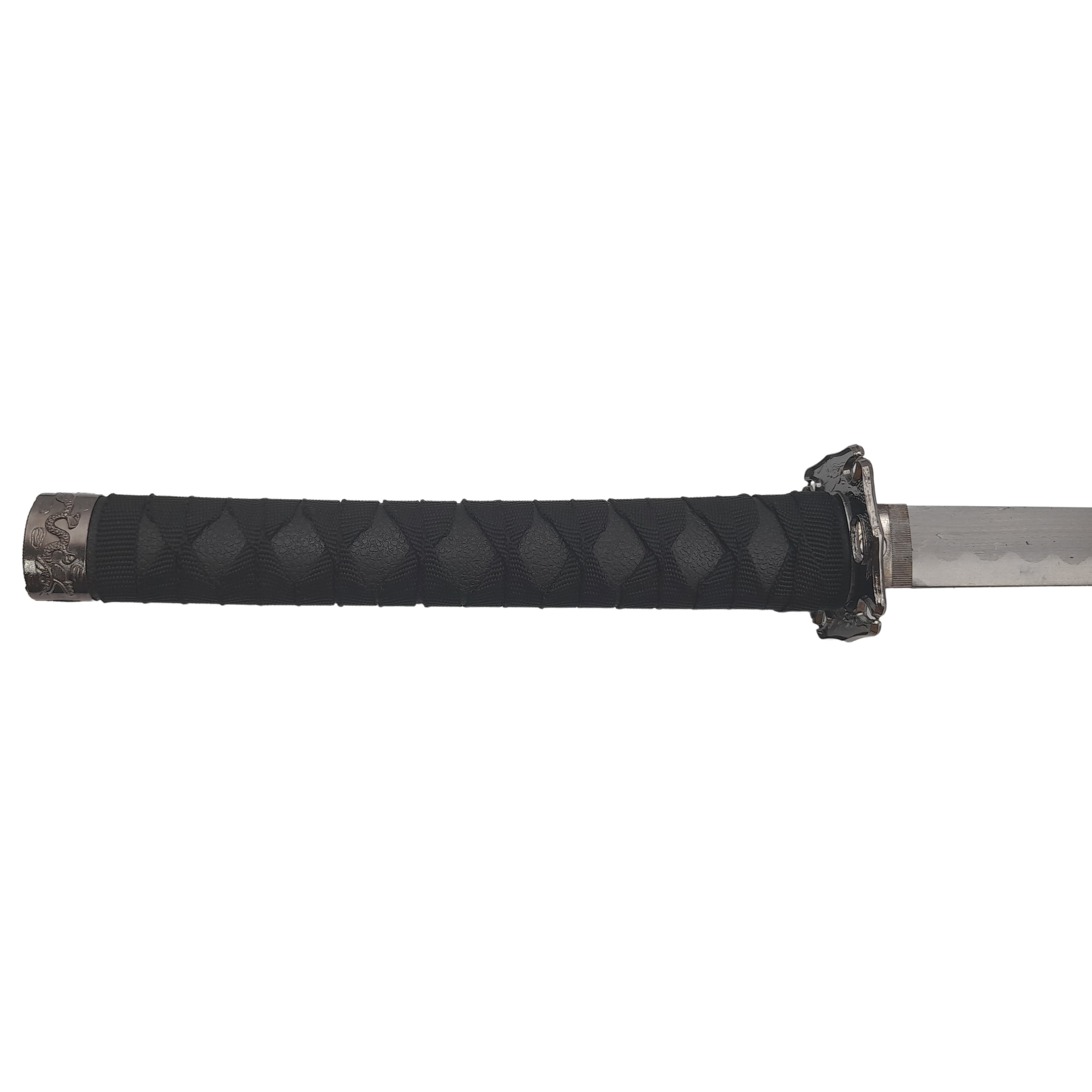 Sabie katana decorativa IdeallStore®, panoplie, Last Samurai, negru, metal, 51.5 cm, suport inclus - 4 | YEO