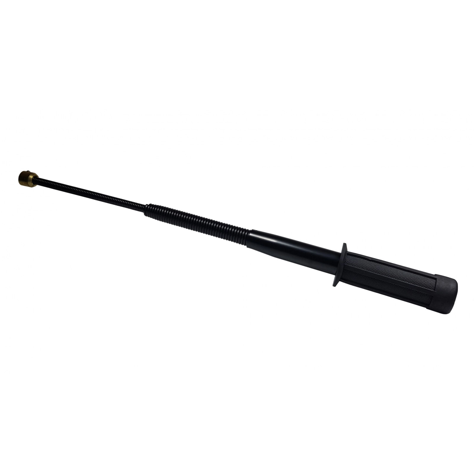 Baston telescopic flexibil IdeallStore®, Stealth Defence, maner cauciuc, 46.5 cm, negru - 4 | YEO