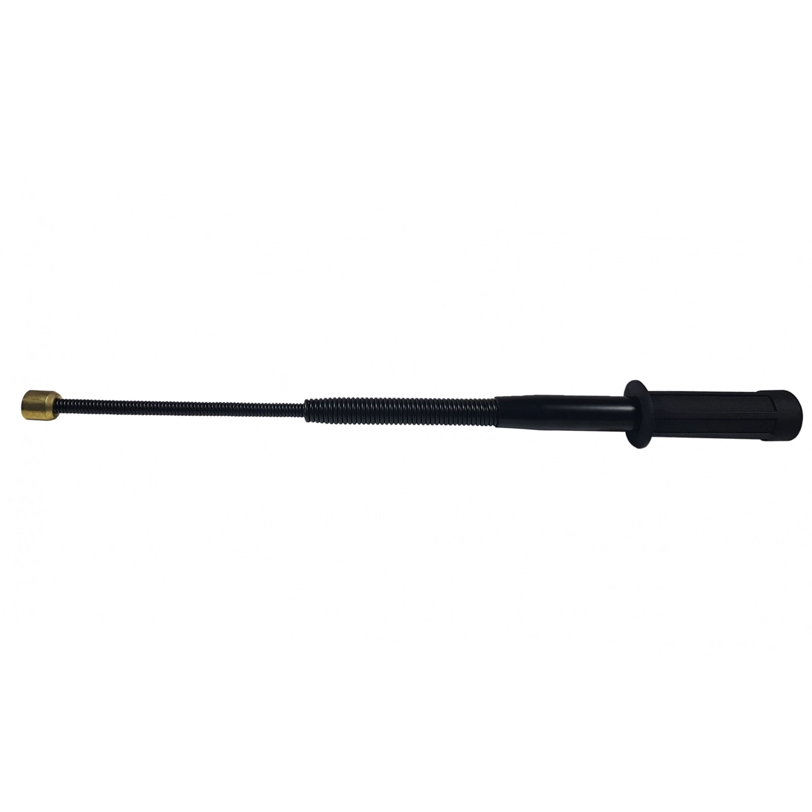 Baston telescopic flexibil IdeallStore®, Stealth Defence, maner cauciuc, 46.5 cm, negru - 2 | YEO