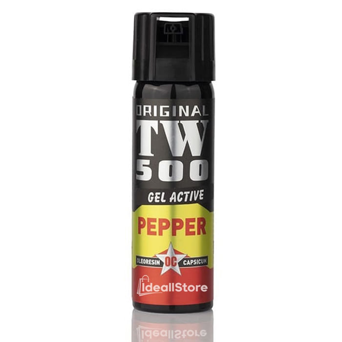 Spray cu piper IdeallStore®, TW-500, gel, auto-aparare, 63 ml - 1 | YEO