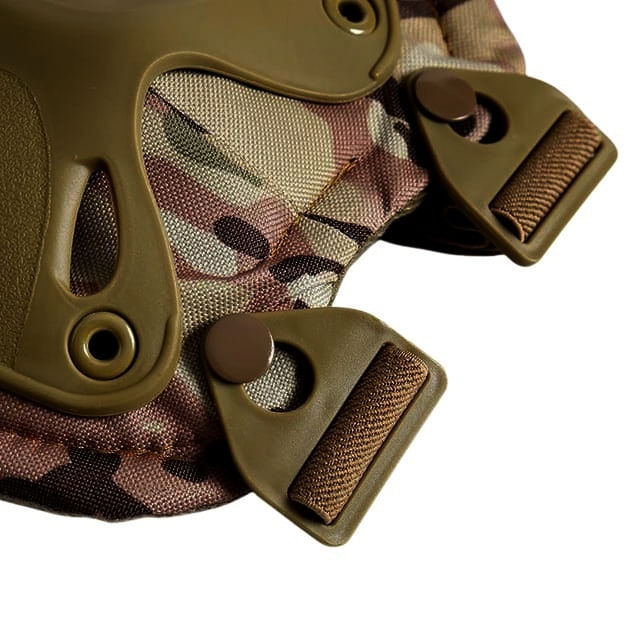 Set de protectie IdeallStore®, Tactical Gear, genunchiere si cotiere, nylon, marime universala, camuflaj - 2 | YEO