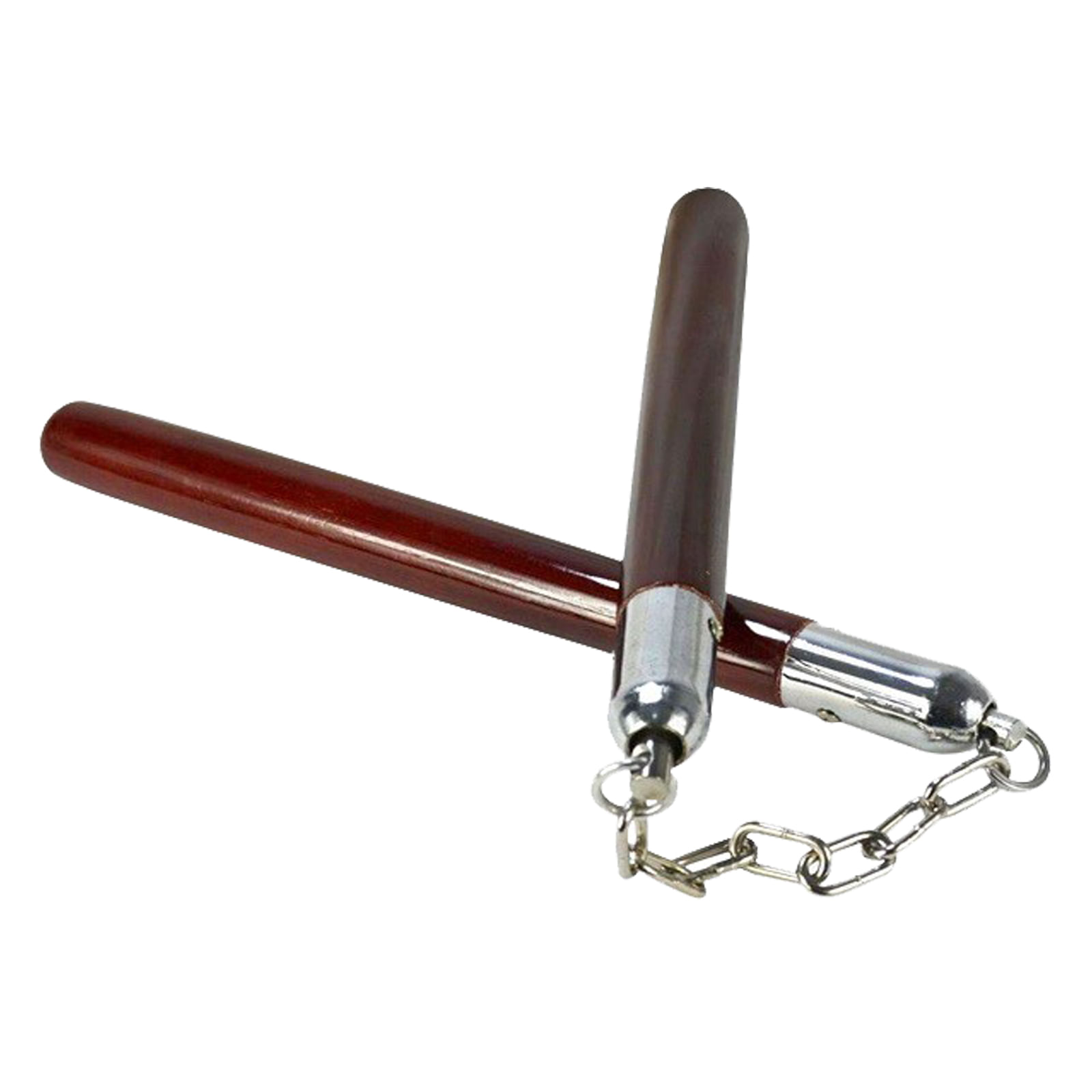 Nunceag-nunchucku, lemn, maro, 31 cm - 2 | YEO