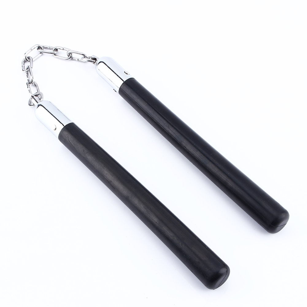 Nunceag / nunchucku, lemn, negru, 31 cm - 2 | YEO