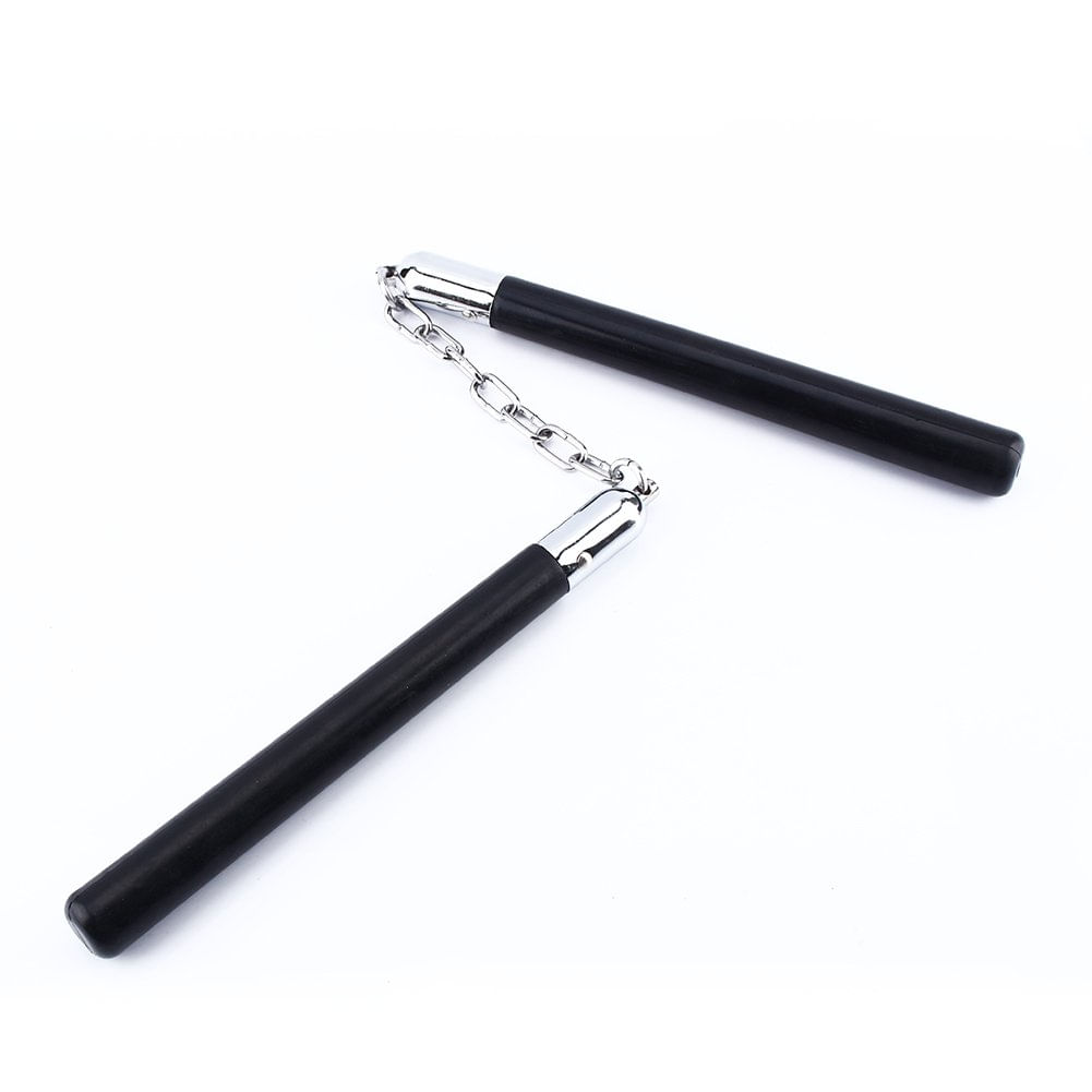 Nunceag / nunchucku, lemn, negru, 31 cm - 3 | YEO