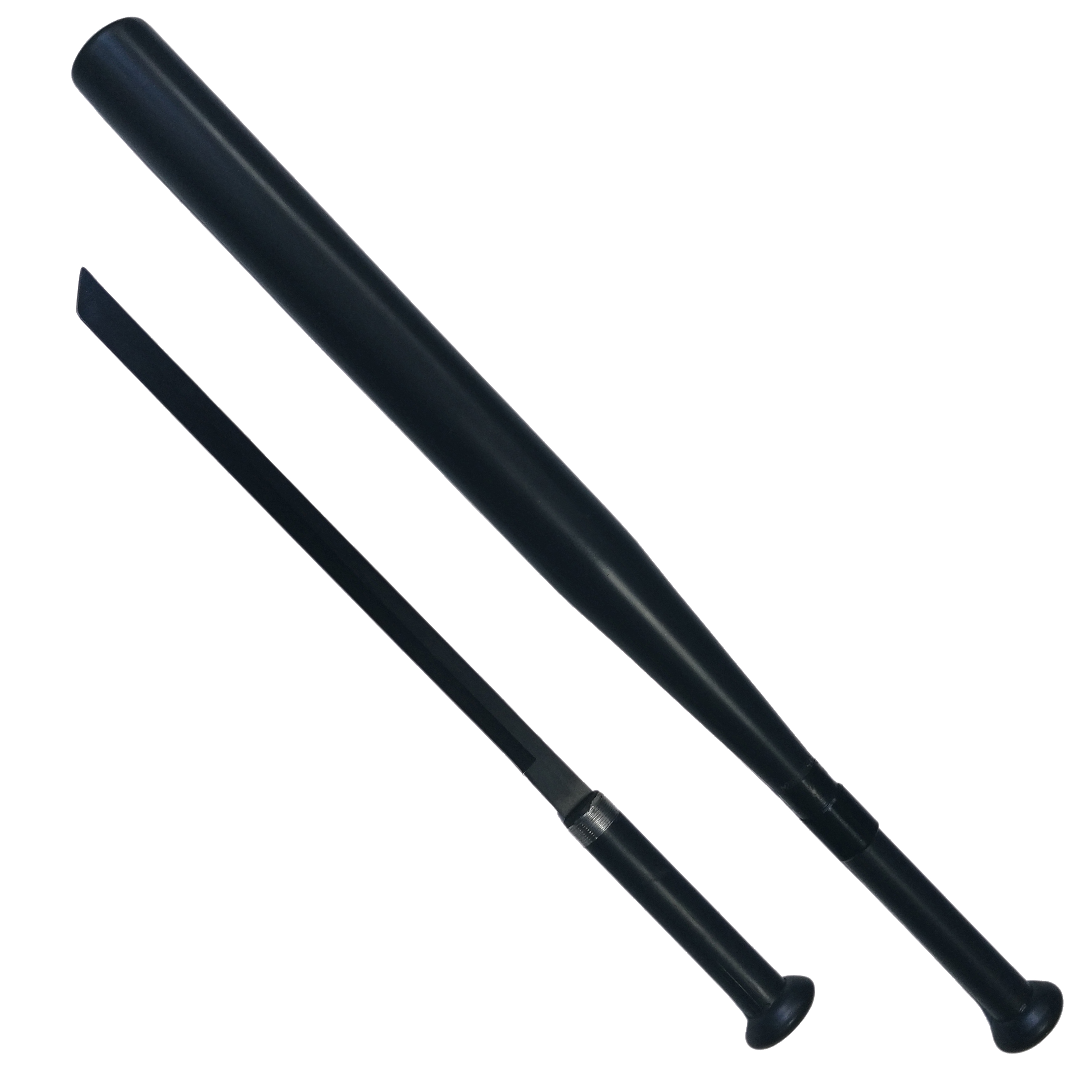 Bata baseball IdeallStore®, full metal, maner detasabil, 70 cm, negru, teaca inclusa - 2 | YEO