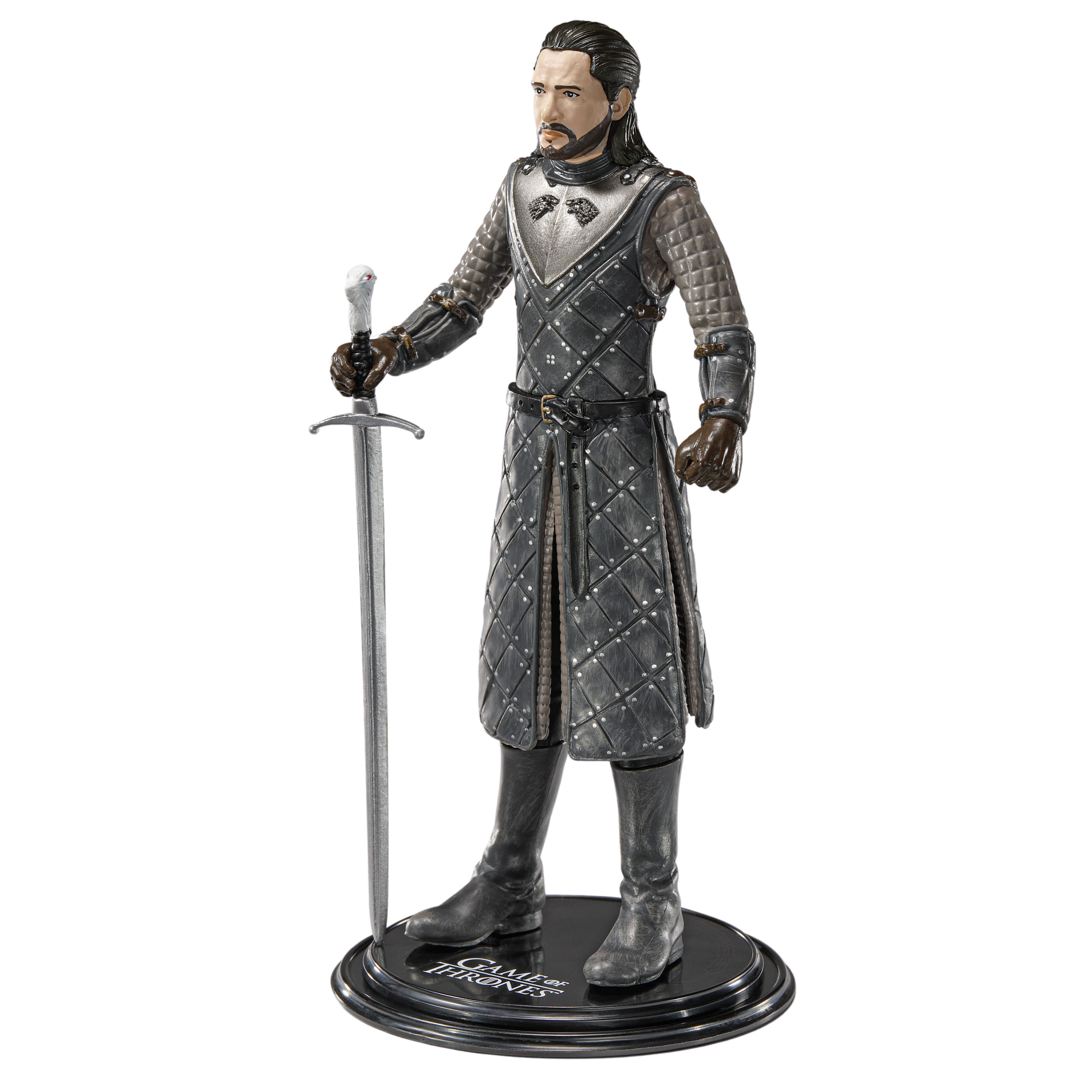 Figurina articulata Game of Thrones IdeallStore®, Jon Snow, editie de colectie, 19 cm, stativ inclus - 2 | YEO