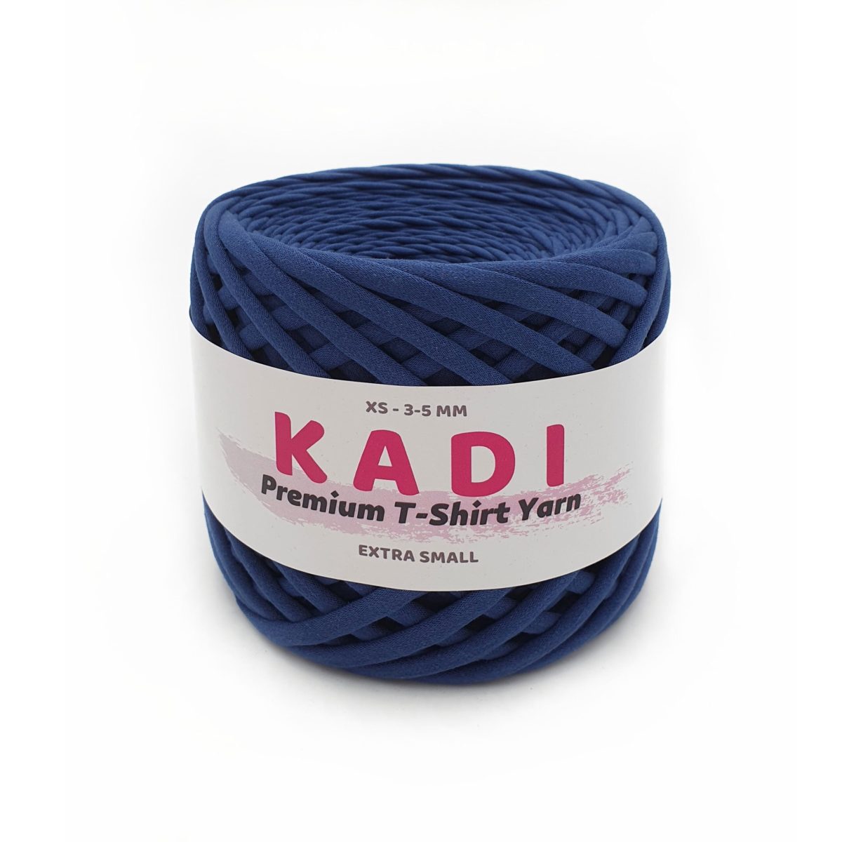 Fir de crosetat tip panglica KaDi XS 3-5mm – Denim