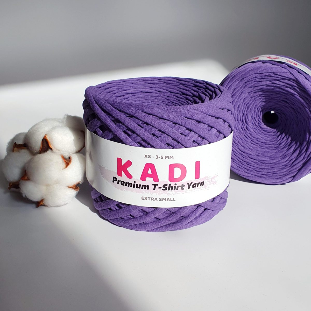 Fir de crosetat tip panglica KaDi XS 3-5mm – Violet