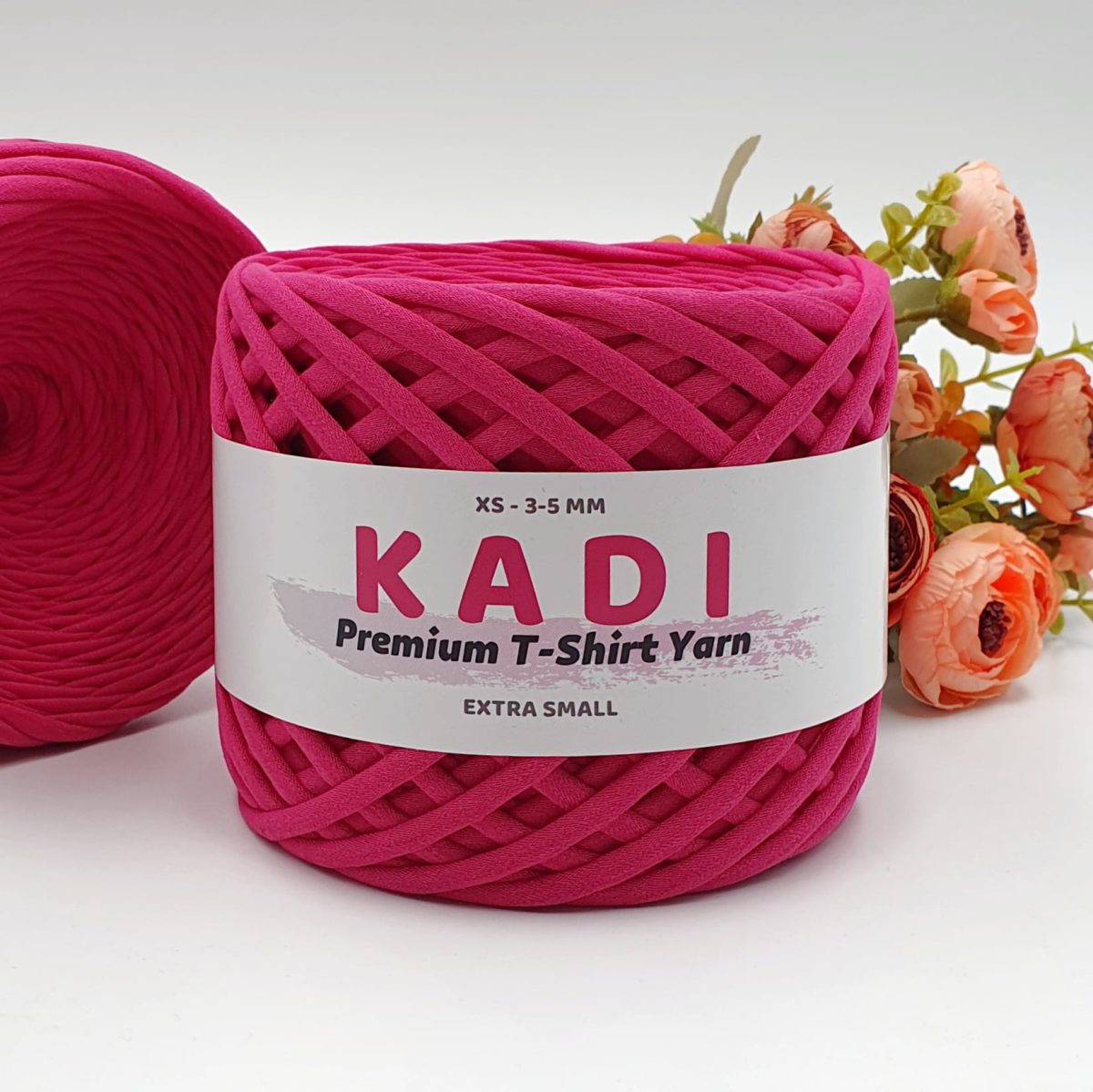 Fir de crosetat tip panglica KaDi XS 3-5mm – Fucsia