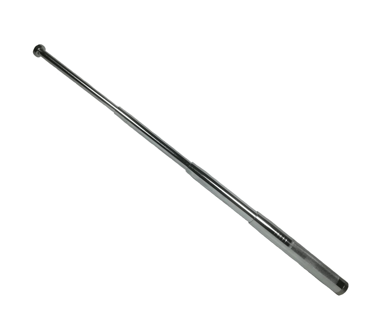 Baston telescopic din otel, argintiu, 77 cm, 4 sectiuni - 1 | YEO