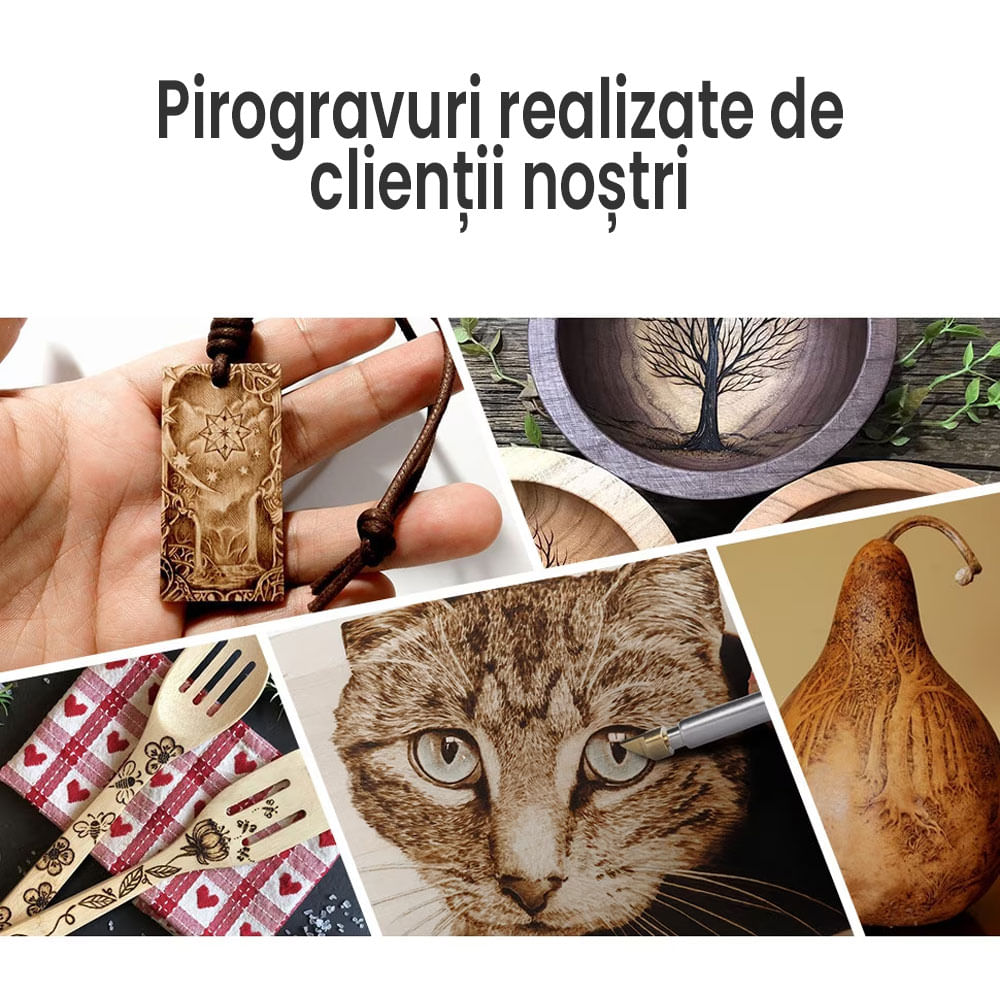 Set 28 piese varfuri si capete de schimb pentru letcon, GlowforHome, pentru gravura si statia de lipit, Auriu/Argintiu - 2 | YEO